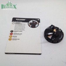 Heroclix Deadpool and X-Force set Wolverine 002 Common figure w/card 