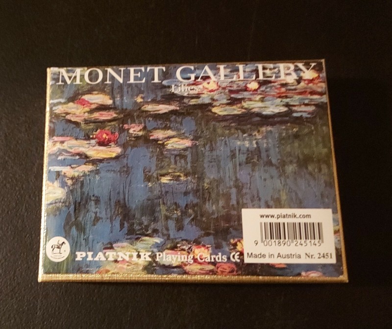 Vintage MONET Gallery Playing Card Set w/ Box Made in Austria