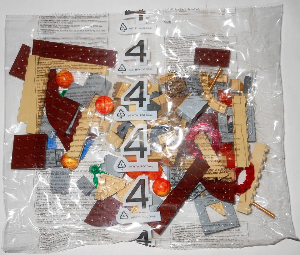 LEGO 70146 Flying Phoenix Fire Temple: 6 of 9 NEW SEALED BAGS: 4 5 6 7 8 9 Chima - Image 4 of 4