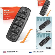 Front Left Driver Side Master Power Window Switch Control Switch Compatible w...