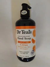Dr. Teal's Moisturizing Hand Soap Uplifting Citrus Essential Oil 12.5 Oz