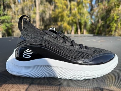 New Under Armour Curry Flow 8 NM Black White Stephen Curry Size 8