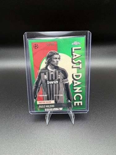 Topps Chrome 2026 UEFA Paolo Maldini Last Dance Green /99