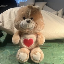 Vintage 1983 Kenner Care Bears Tender Heart Bear 13  Plush Stuffed Toy