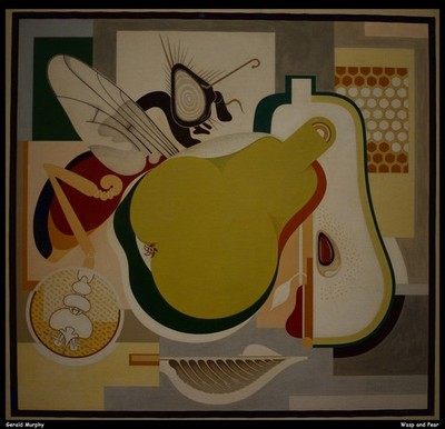 Gerald Murphy Wasp and Pear O 1 Vintage Kunstdruck Poster Wanddeko Design Druck