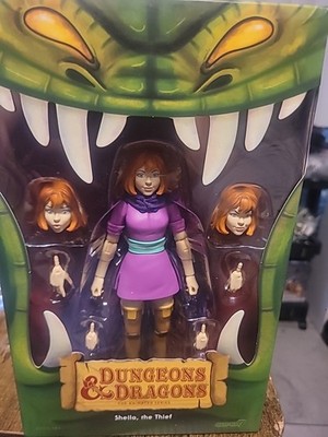 Dungeons & Dragons Ultimates Sheila The Thief Action Figure Super 7 NWV 2024