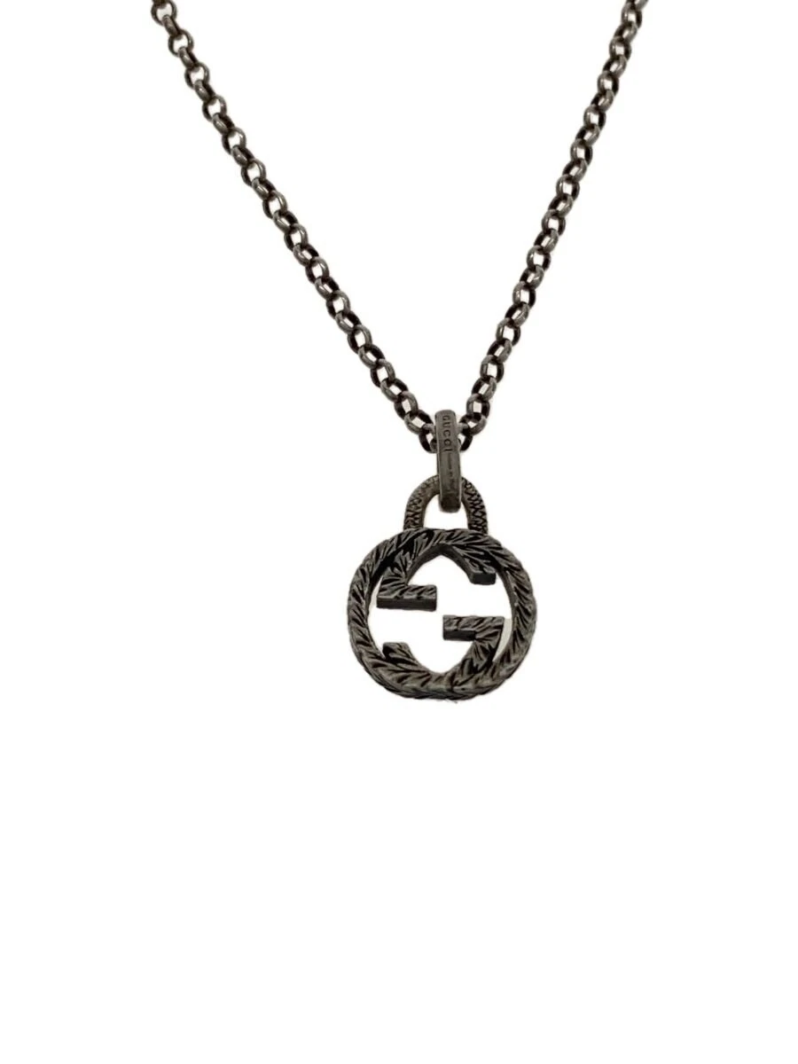 Collier GUCCI G imbriqué SV925 homme avec haut