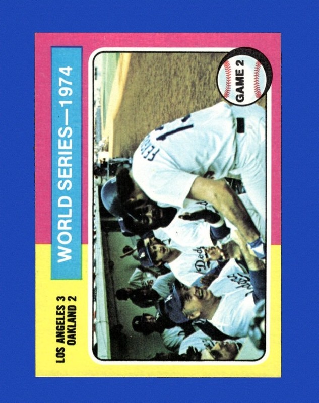 1975 Topps Set-Break #462 World Series Game 2 NM-MT OR BETTER *GMCARDS*