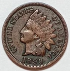 Indian Head Penny Lot of "1" VERY NICE 1899 GOOD OR BETTER°$ FREE SHIPPING $#165