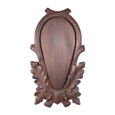 Trophäenschild für damhirsch aus holz. Brett. Geweih. Stangen. 45x25cm 031301 