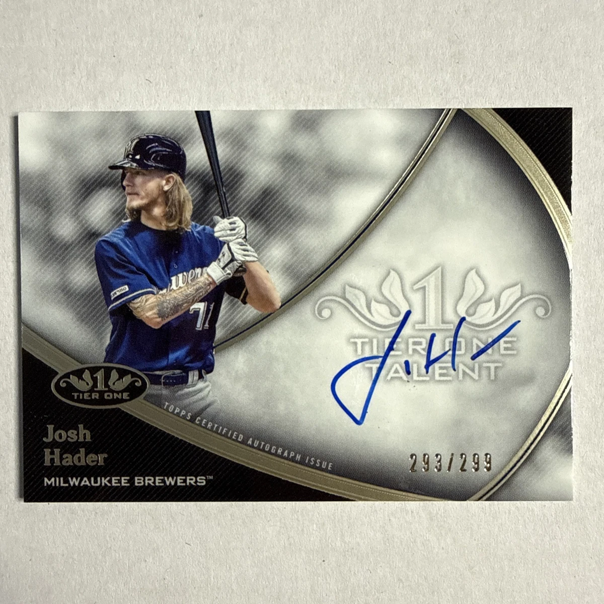 2020 Topps Tier One - Josh Hader #T1TA-JHA for sale | eBay