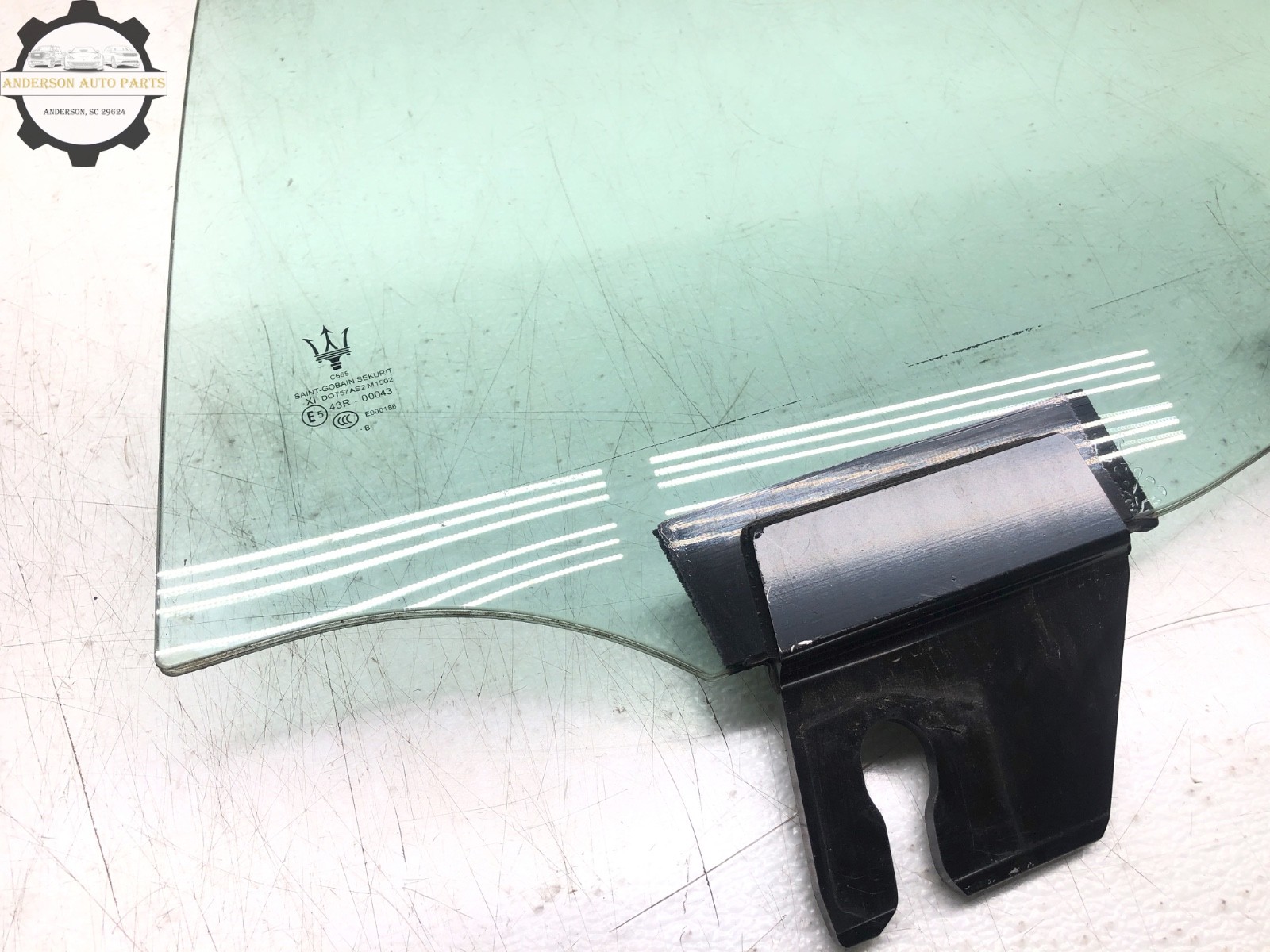 2014-2023 MASERATI GHIBLI LEFT DRIVER REAR DOOR WINDOW GLASS OEM