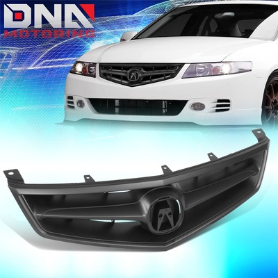 For 2006-2008 Acura TSX Factory Style Matte Black Front Bumper Grille Assembly