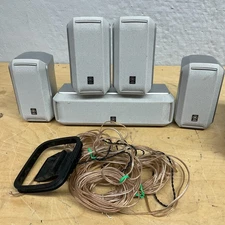 Yamaha NS-AP1500C & NS-AP1500S Set of 5 Surround Sound Speakers - Tested Working