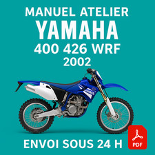 Manuel Atelier Yamaha 400 426 WRF 2002 Revue Technique Moto Français RMT CD PDF
