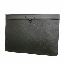 Louis Vuitton Monogram Shadow Pochette Discovery Clutch Bag M62903... GZl1ia5l