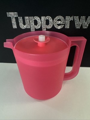 Tupperware Classic Pitcher 1.5L / 1.5qt  Pink With Push Button Seal Pink