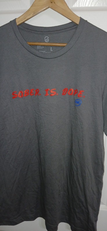 NEW 4 Aces Extracurricular LIV Golf  Shirt SOBER IS DOPE AK ANTHONY KIM 1% Large