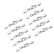 10 PCS Trigger Clips Clasp Spring Buckle Lobster Clasps Necklace