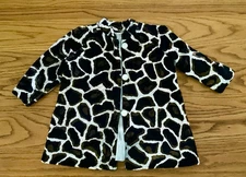 Vintage 1960's Giraffe Print Chenille Toddler Coat Little Glam!