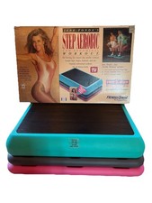 JANE FONDA Banco Paso Aeróbico Abdominal Entrenamiento De Colección Fitness Banco Elevador Caja