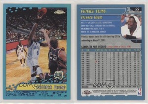 2001-02 Topps Chrome Refractor Patrick Ewing #33 HOF