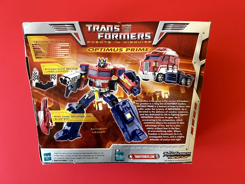 Transformers Optimus Prime | Classic Voyager  | Hasbro CHUG | MISB - Image 2 of 4