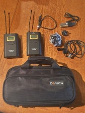 USED Comica CVM  WM100 Lavalier Wireless MIC System 48  Channel UHF Youtube
