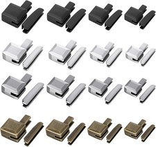 16 Sets Metal Zipper Repair Kit Zipper Insertion Pin Replacement Zippers Latch