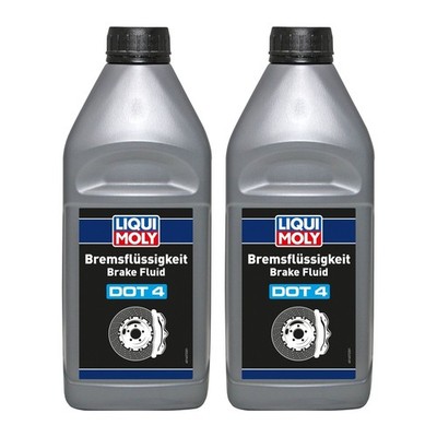 Bremsflüssigkeit 2x1 l synthetisch DOT 4 LIQUI MOLY für super sicheres Bremsen