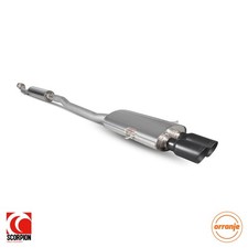 Scorpion Auspuff Catback Anlage schwarz Keramik 90mm Daytona - Resonanz MINI R56