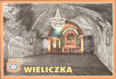 Wieliczka Salzbergwerk Johanniskapelle Polen Vintage Postkarte 1978 Karpaty