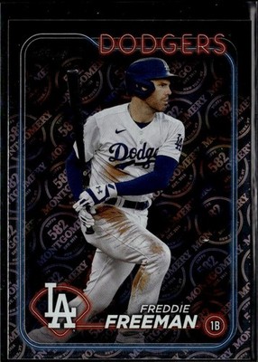 Freddie Freeman 2024 Topps Los Angeles Dodgers 582 Montgomery Club