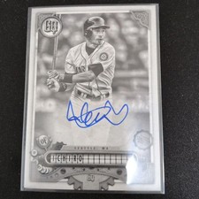 Ichiro Autograph Card 2022 Topps GQ Baseball 45/50 Serial Number Rookie