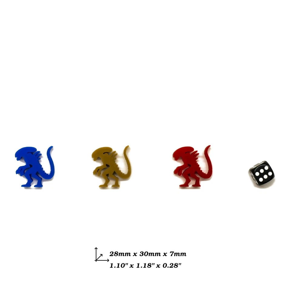Alien Meeple para juegos de mesa - Actualización de piezas de juego Foto 2 de 4