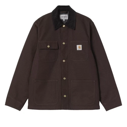 Carhartt WIP Michigan Coat Jacket I015261 Tobacco Black Rigid - Small NEW TAGS