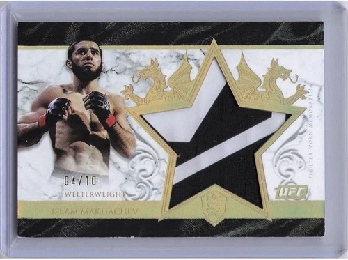 2025 Topps UFC Royalty Islam Makhachev Star Relics Gold 4/10 #SR-IM - product listing photo