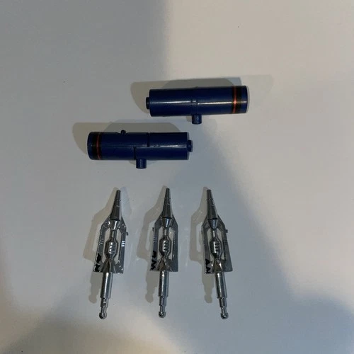 Vintage 1984 Transformers G1 Communicators Soundwave Lot 5 Weapons/Rockets+
