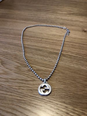 Gucci Halskette Silber Original 