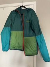 Cotopaxi Reversible Teca Calido Hooded Insulated Jacket Color Block Teal/Green