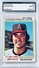 Nolan Ryan Graded NM-Mt 8. 1978 Topps - Nolan Ryan #6