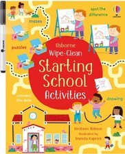 Wipe-Clean Starting School Activities by Kirsteen Robson (Paperback Book)