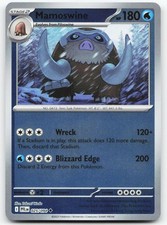 Mamoswine #25/94 (Reverse Holo) (NM) ME02: Phantasmal Flames PFL Pokemon