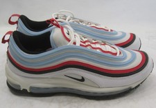 NIKE CW6986-100 WHITE/RED/BLUE AIR MAX 97 ADORNS SNEAKER MEN Size 8.5/9.5