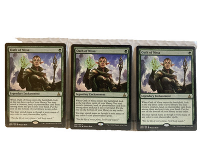 MTG Oath of Nissa Oath of the Gatewatch 140/184 LP to nm X3
