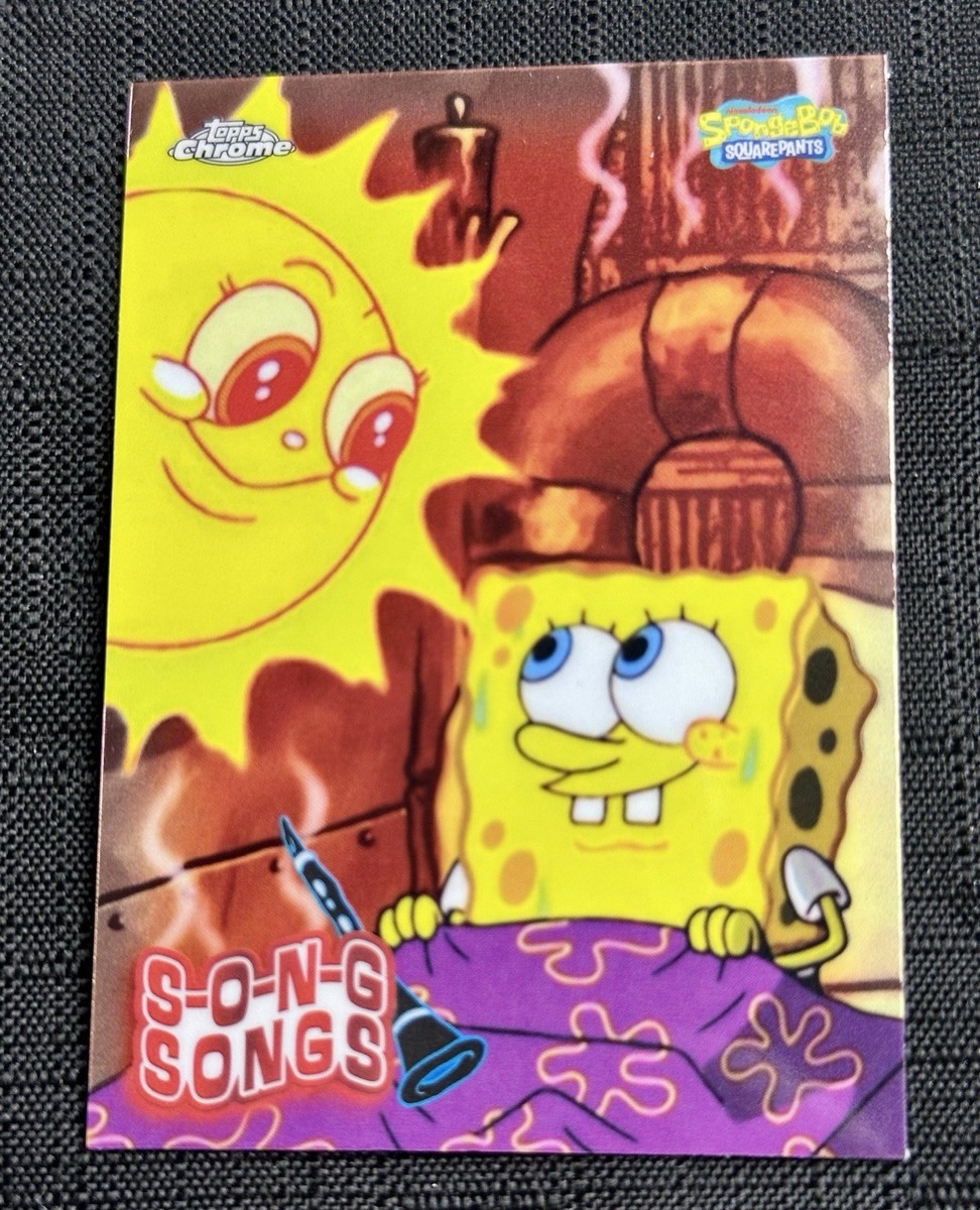 Topps Chrome SpongeBobトレーディングカード 12枚セット