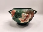 Roseville Pottery Green Magnolia Two Handled Jardinere 665-5