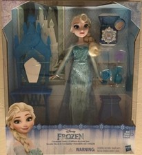 Disney Frozen   Elsa And Her Coronation Vanity W/Accessories   12" Doll   NIB