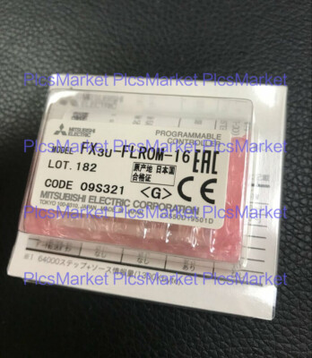 New In Box Mitsubishi FX3U-FLROM-16 Memory Cassette - 16 KB For FX3U PLC