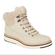 Aspen Nomad Vegan Leather Fleece Ankle Bootie...